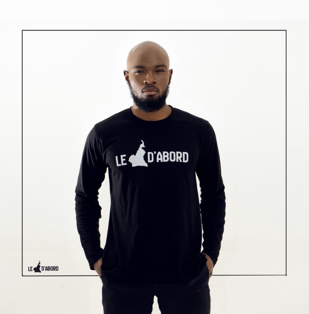 T-shirt Longue Manche "Le Cameroun d'abord"