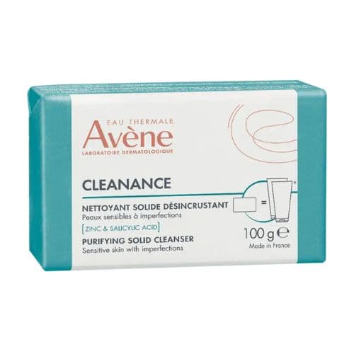 Savon nettoyant solide désincrustant Cleanance AVENE 100g